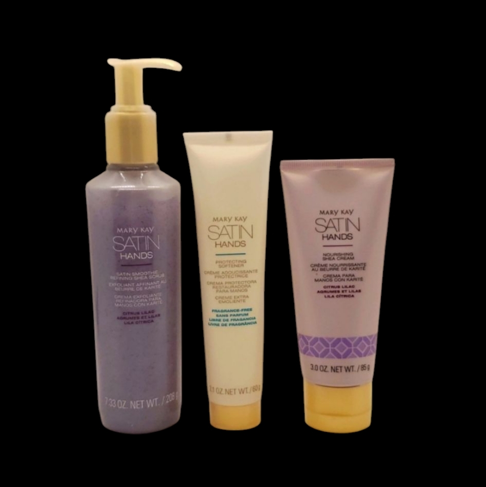 Mary Kay Satin Hands Set lilac Citrus special edition